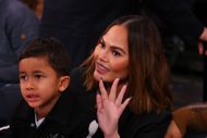Chrissy Teigen and son Miles in 2023 (Image via Getty)